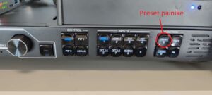 VX600 buttons